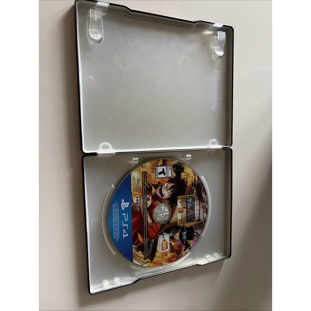 One Piece Pirate Warriors 3  (Playstation 4, PS4) Steelbook VG with Disk